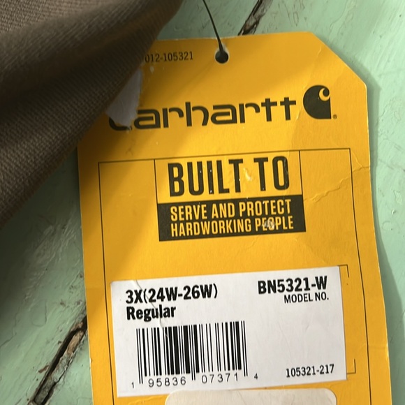 Carhartt NWT Tarmac Brown Pocket Legging Size 3X - Picture 3 of 6